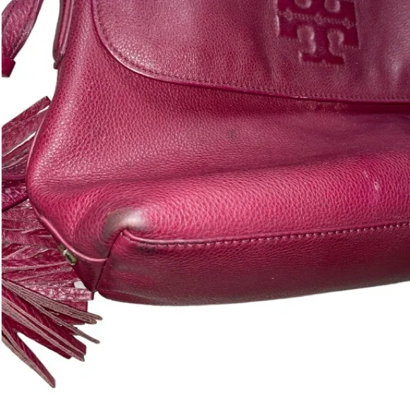 Tory Burch burgundy crossbody - Picture 13 of 15